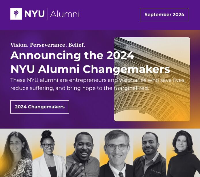 2024 NYU Alumni Changemakers