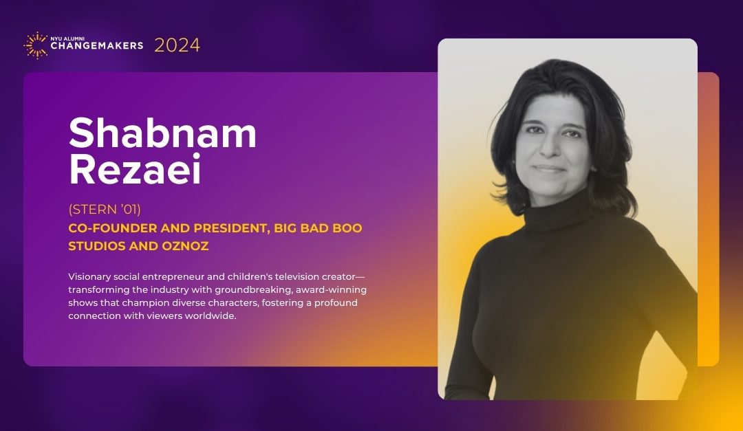 Shabnam NYU Alumni Changemaker 2024